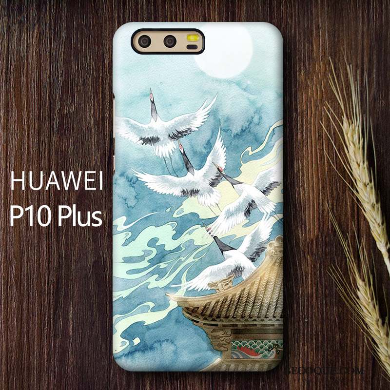 Huawei P10 Plus Style Chinois Coque Personnalisé Grue Incassable De Téléphone