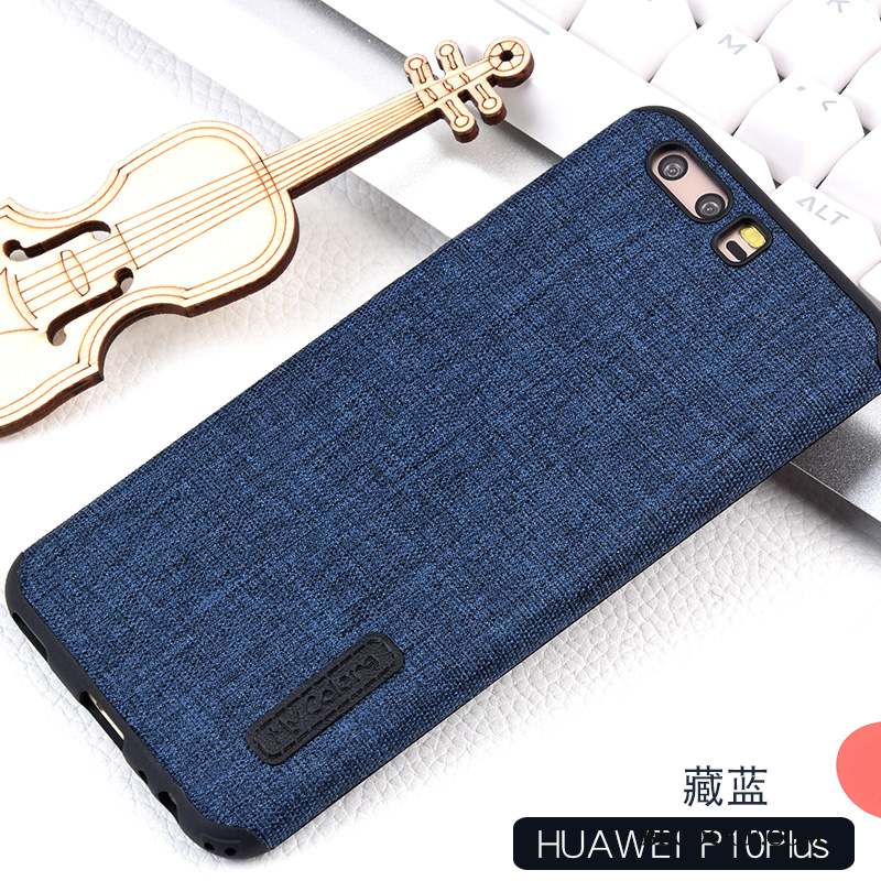 Huawei P10 Plus Tendance Silicone Coque De Téléphone Incassable Étui Tissu