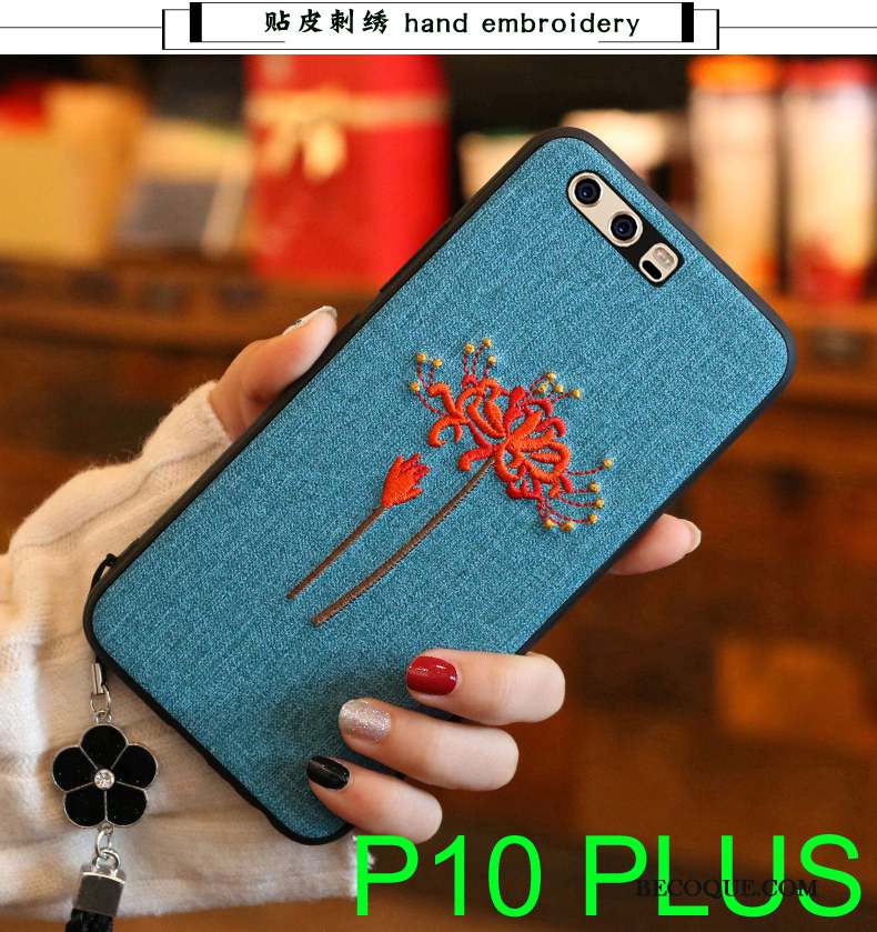 Huawei P10 Plus Tout Compris Téléphone Portable Coque Fluide Doux Silicone Protection