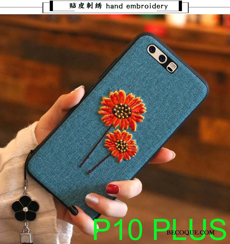 Huawei P10 Plus Tout Compris Téléphone Portable Coque Fluide Doux Silicone Protection