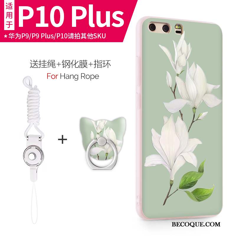Huawei P10 Plus Très Mince Incassable Silicone Coque De Téléphone Étui Rose