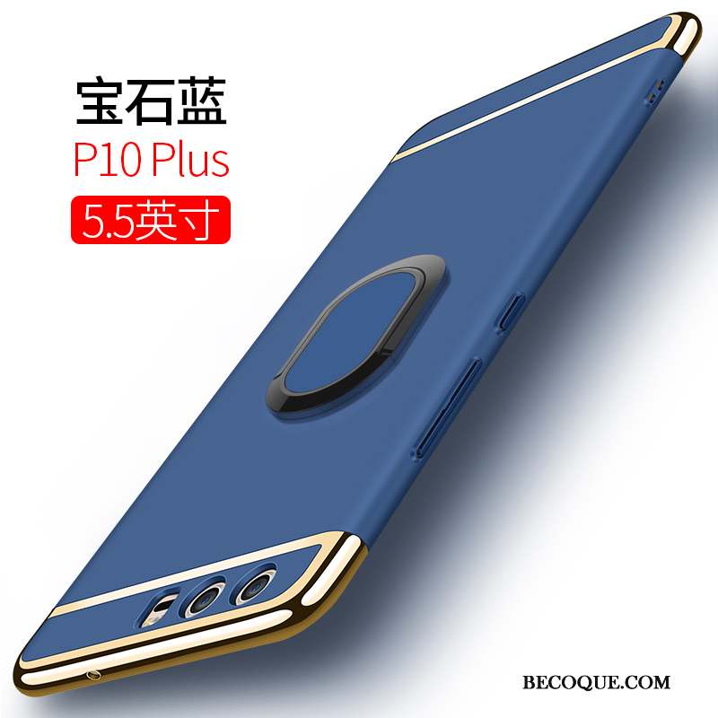Huawei P10 Plus Étui Créatif Coque De Téléphone Pu Noir