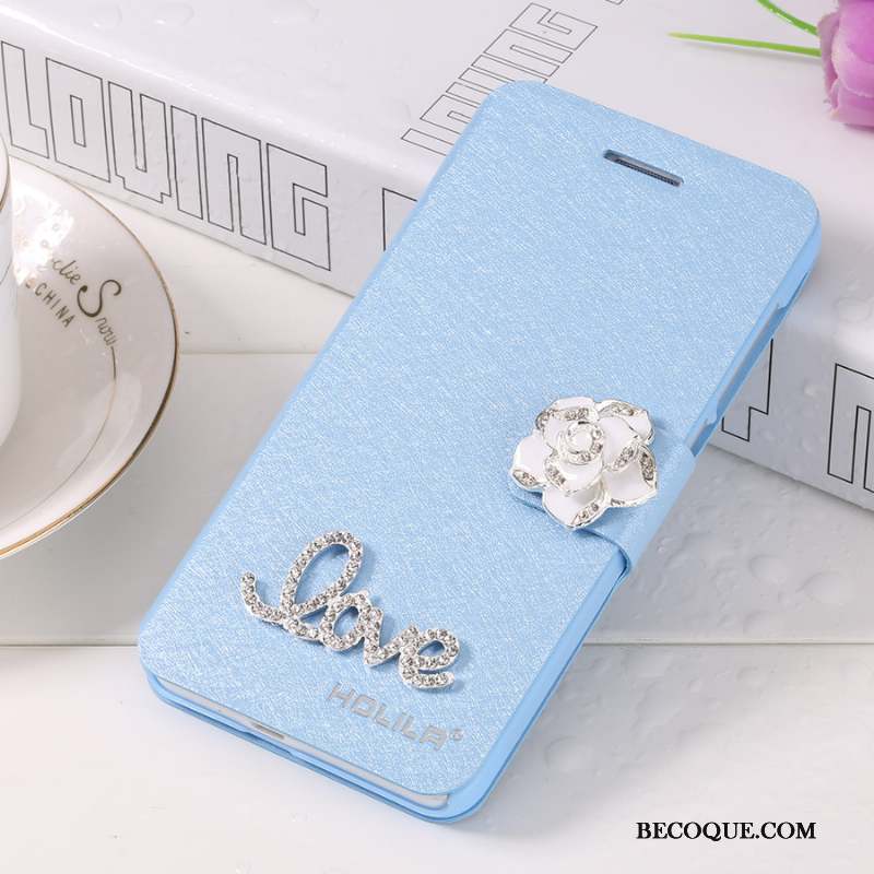 Huawei P10 Protection Coque De Téléphone Étui Personnalité Bleu Clair Étui En Cuir