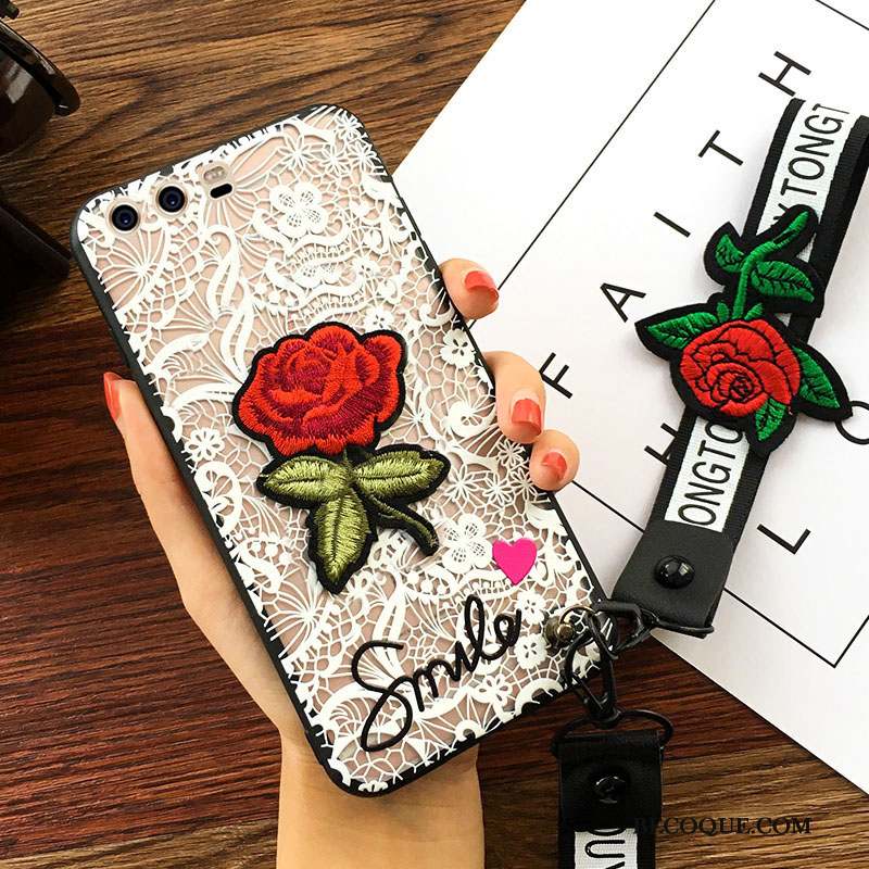 Huawei P10 Protection Fleur Coque De Téléphone Fluide Doux Incassable Tout Compris