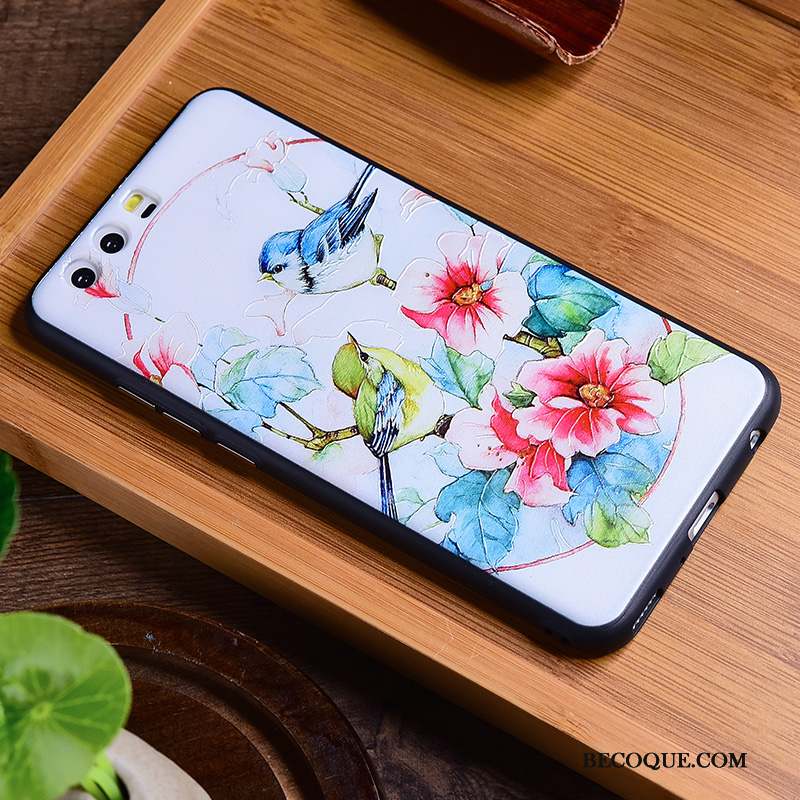 Huawei P10 Tendance Nouveau Vintage Coque De Téléphone Difficile Style Chinois