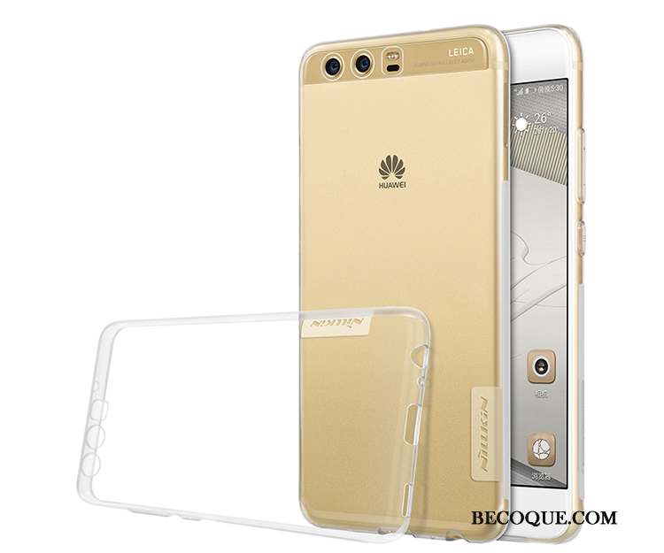 Huawei P10 Tout Compris Protection Fluide Doux Coque Silicone Transparent