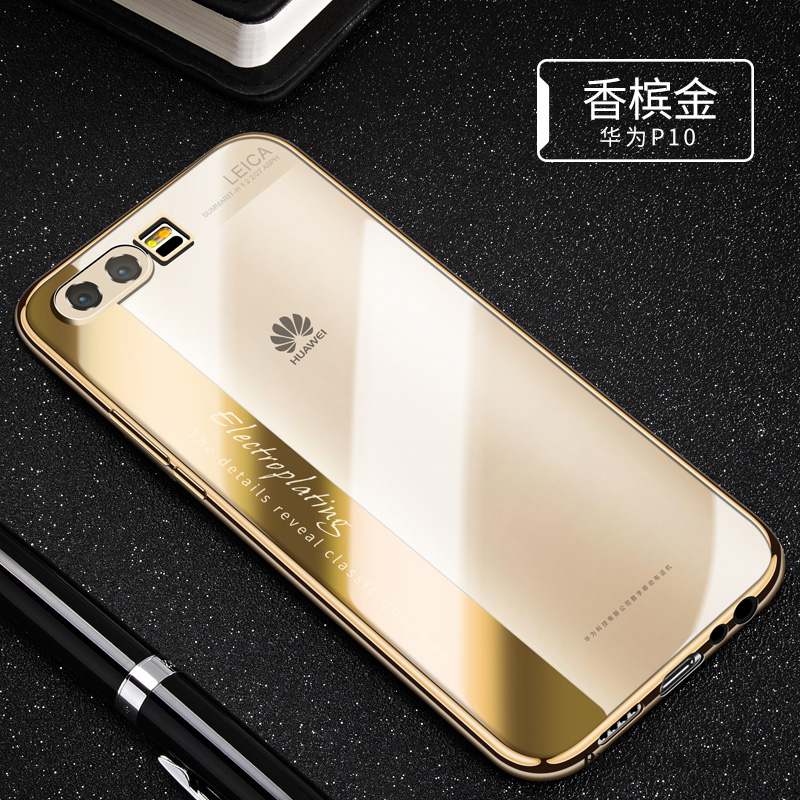 Huawei P10 Transparent Tendance Incassable Coque De Téléphone Très Mince