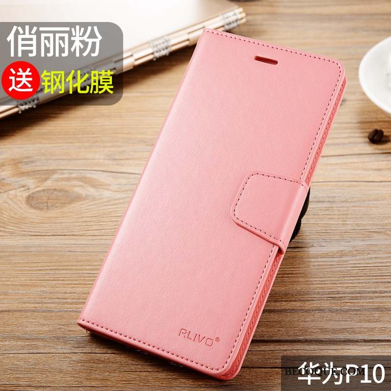 Huawei P10 Étui En Cuir Protection Coque En Silicone Fluide Doux Clamshell Multicolore