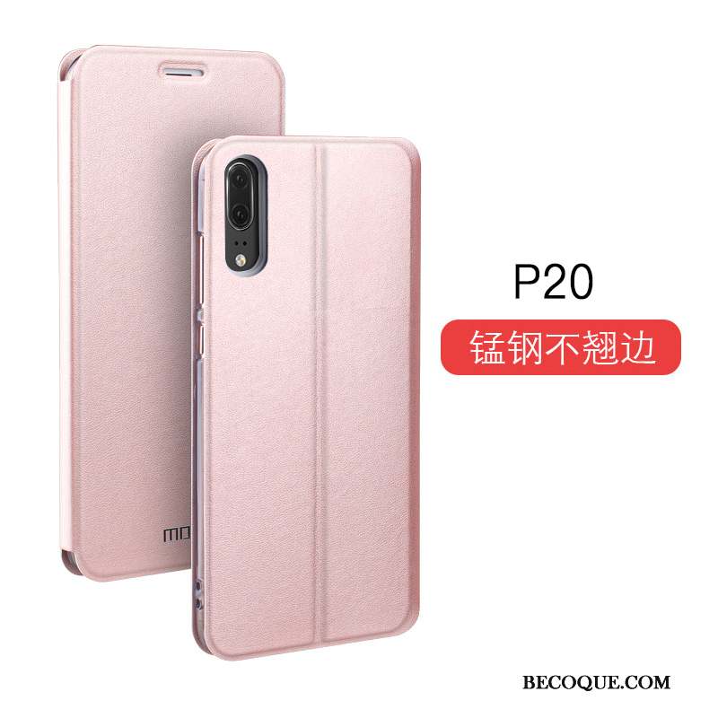 Huawei P20 Coque De Téléphone Mode Or Haute Membrane Marque De Tendance