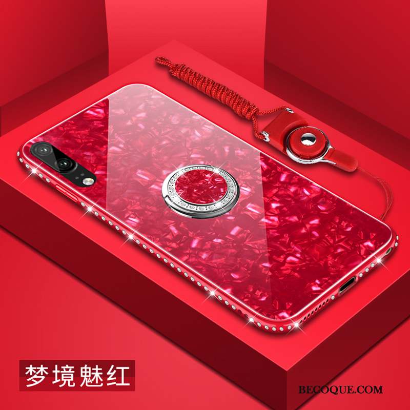 Huawei P20 Coque Protection Strass Créatif Jeunesse Marque De Tendance Incassable