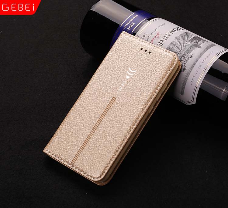 Huawei P20 Cuir Véritable Coque De Téléphone Protection Bleu Incassable Étui