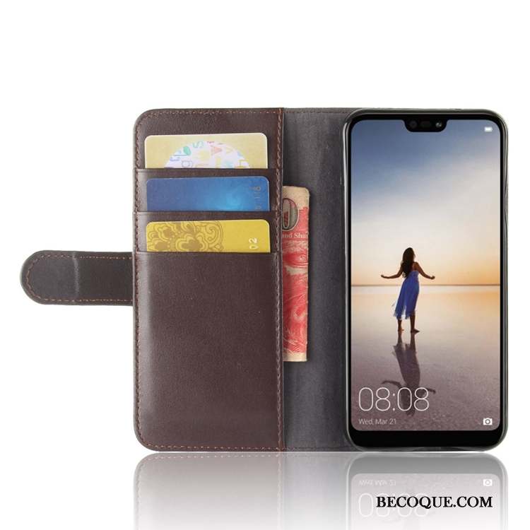 Huawei P20 Lite Business Coque De Téléphone Incassable Tout Compris Portefeuille Carte