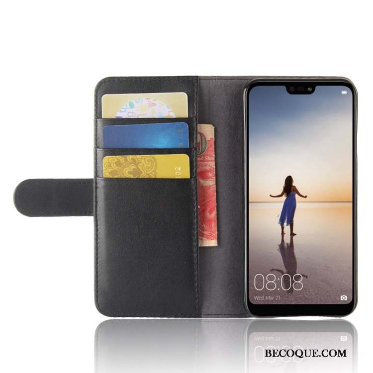 Huawei P20 Lite Business Coque De Téléphone Incassable Tout Compris Portefeuille Carte