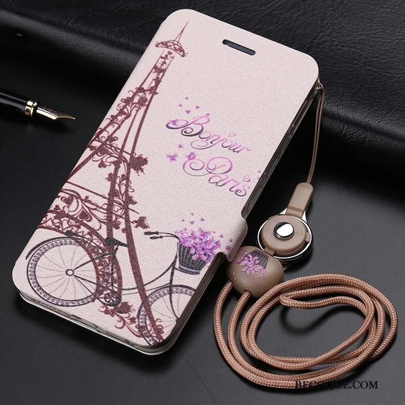 Huawei P20 Lite Coque De Téléphone Housse Violet Étui En Cuir Incassable