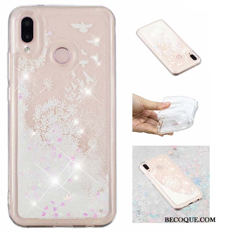 Huawei P20 Lite Coque Étui Incassable Liquide Nouveau Quicksand Étoile