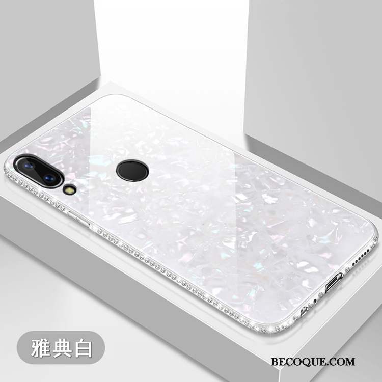 Huawei P20 Lite Incassable Strass Fluide Doux Coque De Téléphone Rose