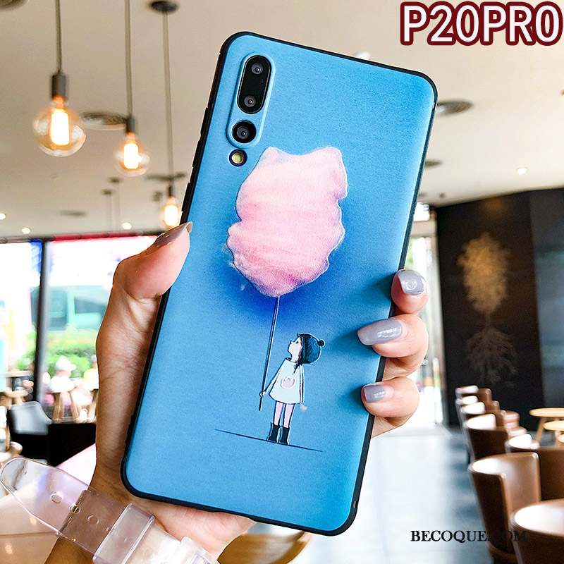 Huawei P20 Pro Anneau Personnalité Coque De Téléphone Silicone Frais Tout Compris