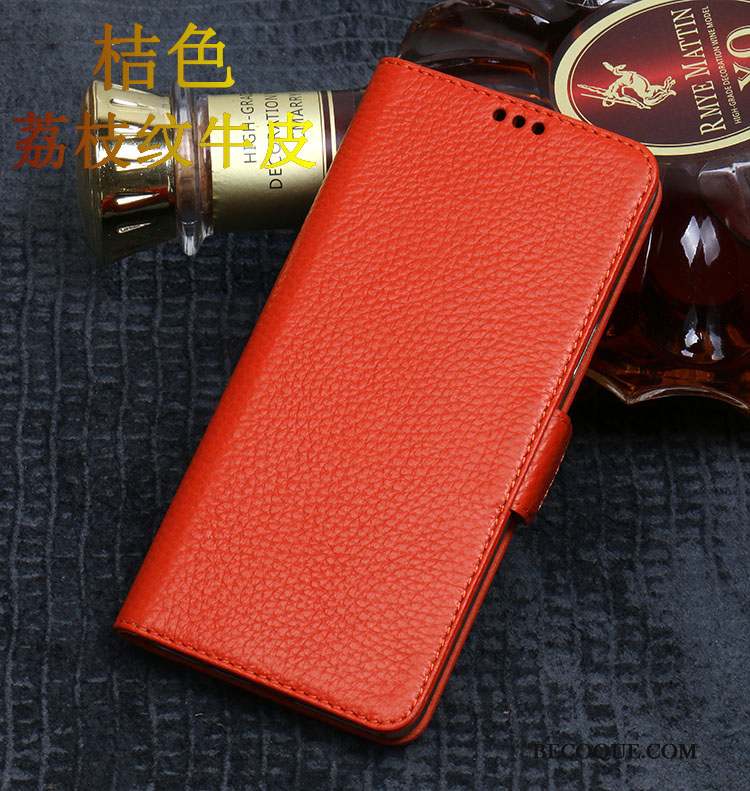 Huawei P20 Pro Coque Cuir Haut Marron Modèle Fleurie Classic Incassable Protection