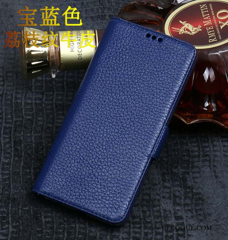 Huawei P20 Pro Coque Cuir Haut Marron Modèle Fleurie Classic Incassable Protection