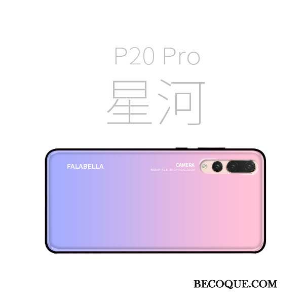 Huawei P20 Pro Coque De Téléphone Étui Incassable Téléphone Portable Violet Tendance