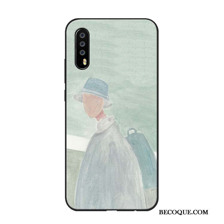 Huawei P20 Pro Coque Tout Compris Étui Petit Noir Bleu Silicone