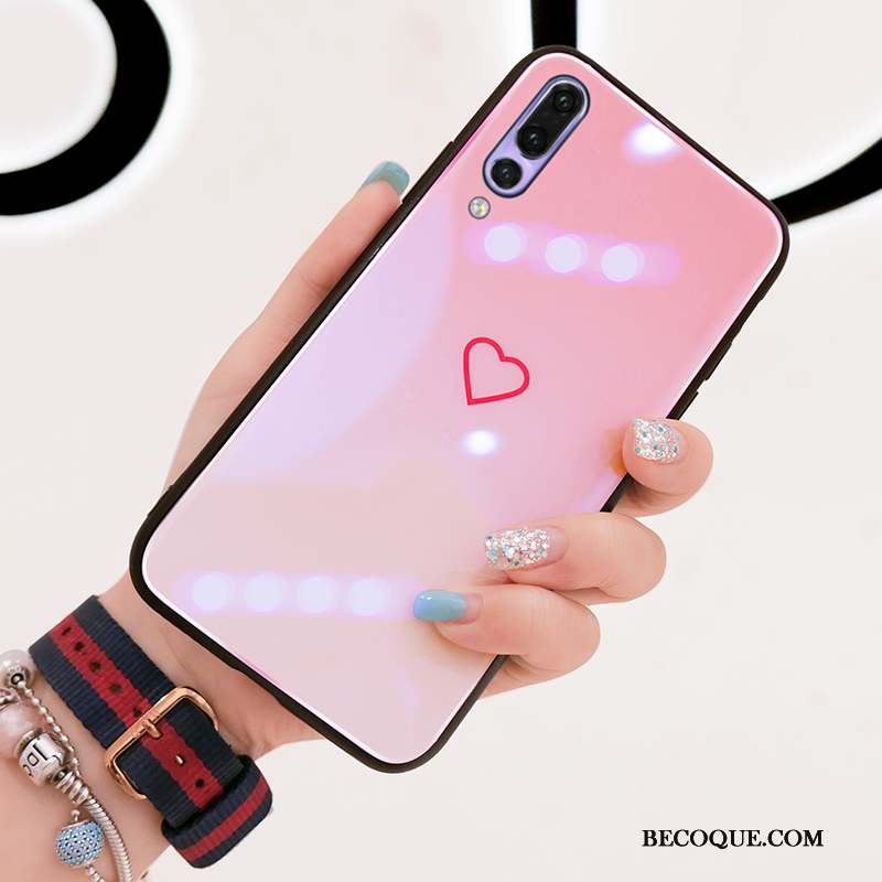 Huawei P20 Pro Coque Verre Amour Bleu Incassable Tout Compris Nouveau