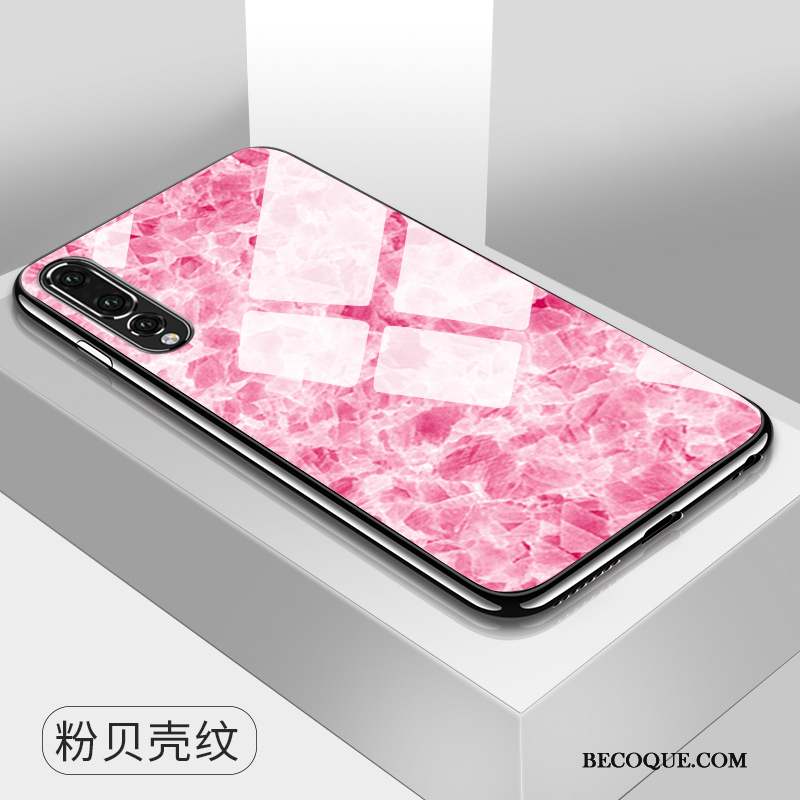 Huawei P20 Pro Protection Créatif Coque De Téléphone Nouveau Rose Bordure