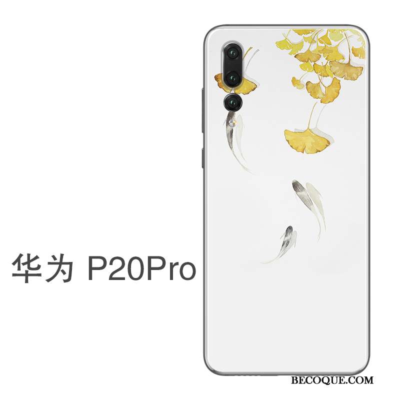 Huawei P20 Pro Très Mince Étui Ornements Suspendus Protection Vent Coque De Téléphone