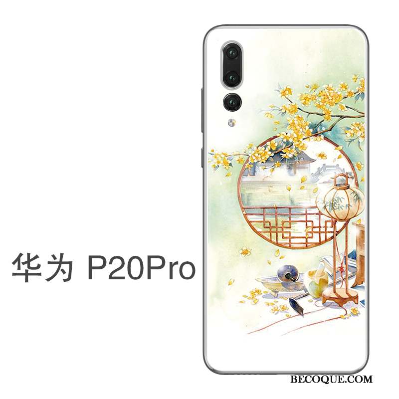 Huawei P20 Pro Très Mince Étui Ornements Suspendus Protection Vent Coque De Téléphone