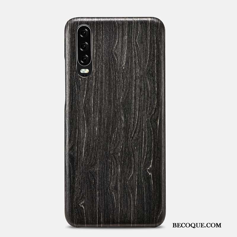 Huawei P30 Bois Coque De Téléphone Très Mince En Bois Protection Nouveau