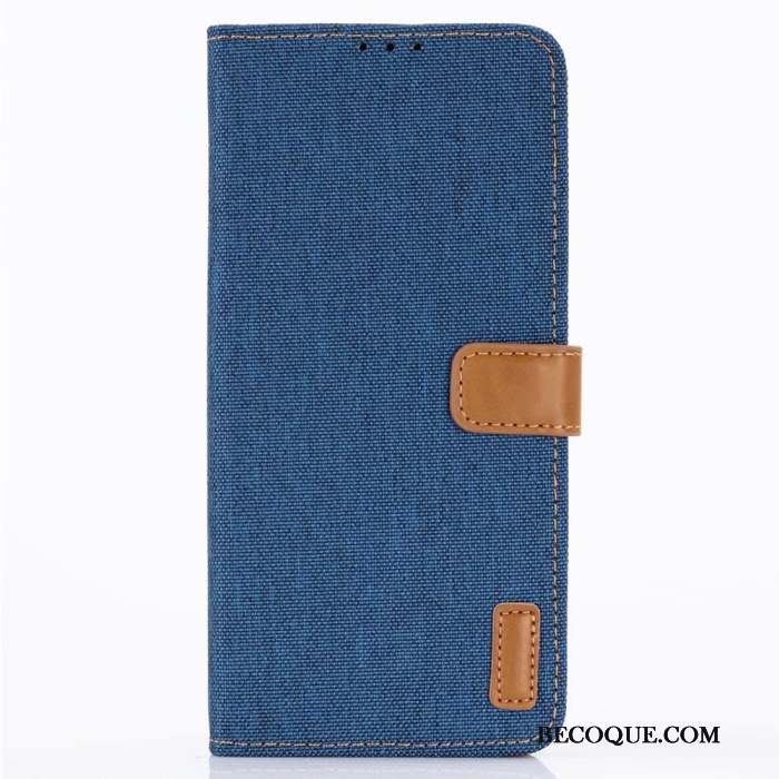 Huawei P30 Coque Carte Housse Téléphone Portable Protection Étui En Cuir Denim