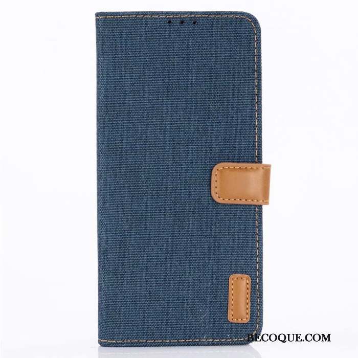 Huawei P30 Coque Carte Housse Téléphone Portable Protection Étui En Cuir Denim