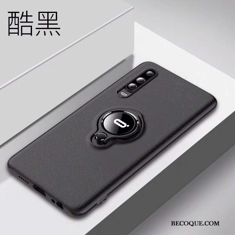 Huawei P30 Coque Personnalité Incassable À Bord Support Noir Business