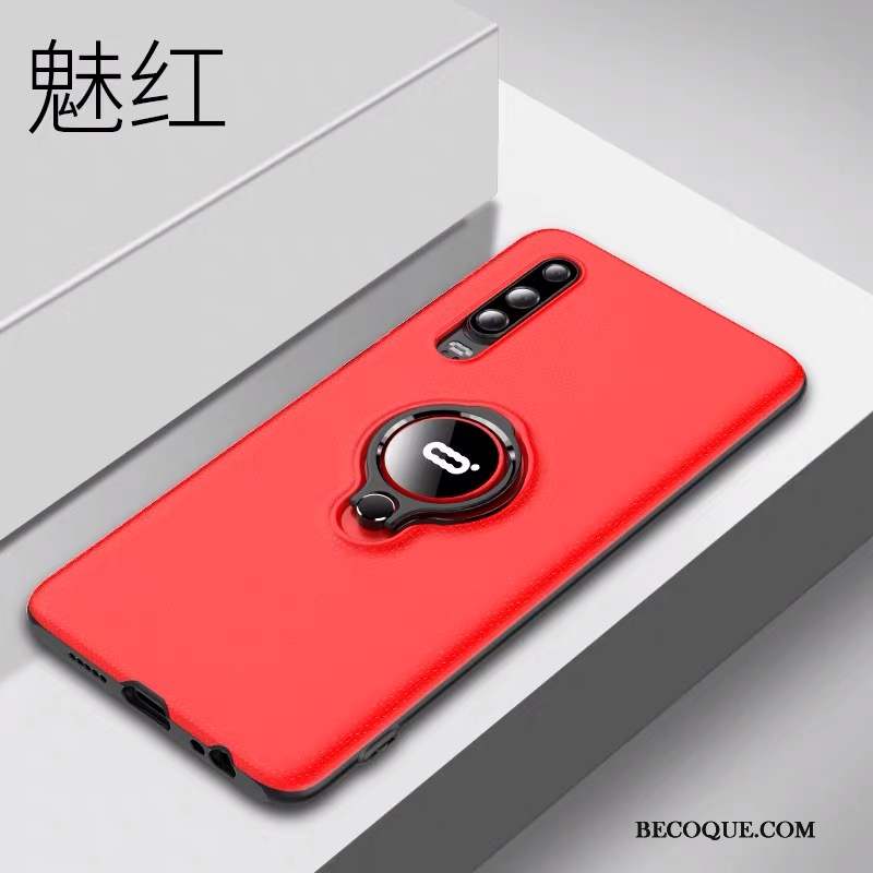 Huawei P30 Coque Personnalité Incassable À Bord Support Noir Business
