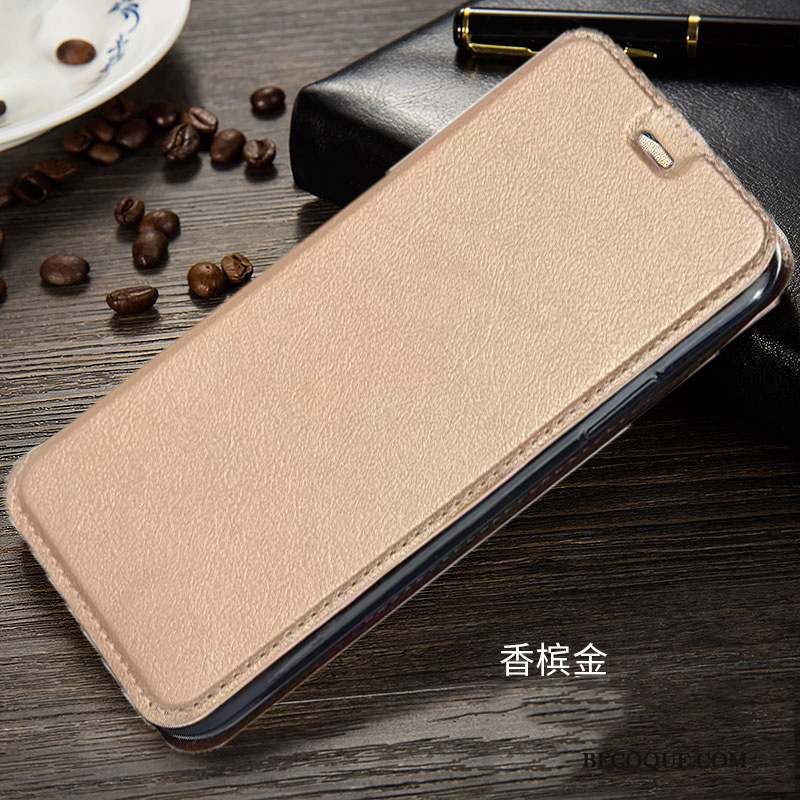 Huawei P30 Coque Étui En Cuir Protection Business Tout Compris Or Incassable