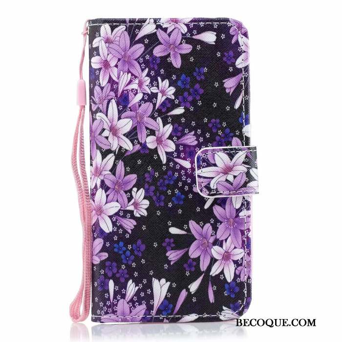 Huawei P30 Coque Étui En Cuir Rose Dessin Animé Téléphone Portable Peinture Tendance