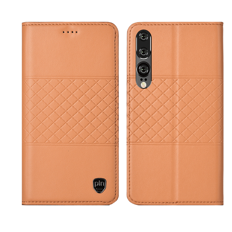 Huawei P30 Cuir Véritable Étui Protection Étui En Cuir Coque Téléphone Portable