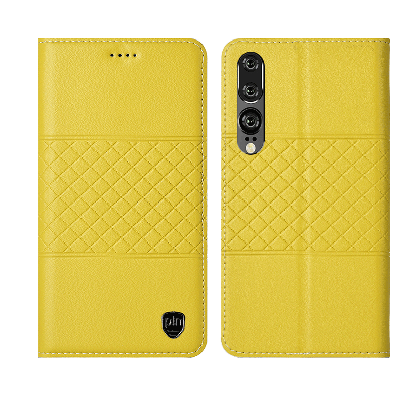 Huawei P30 Cuir Véritable Étui Protection Étui En Cuir Coque Téléphone Portable