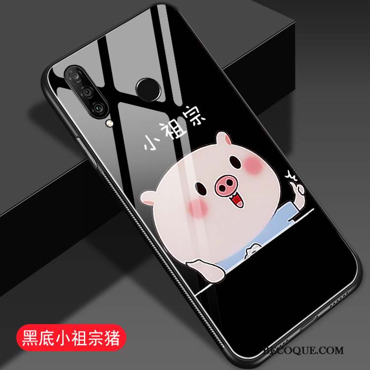 Huawei P30 Lite Amoureux Net Rouge Petit Silicone Étui Coque De Téléphone