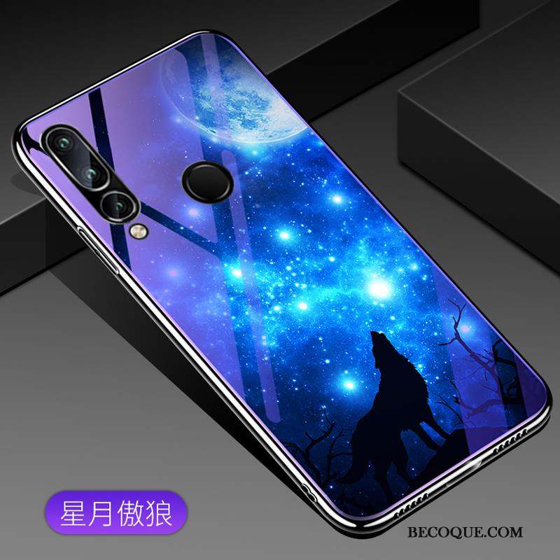 Huawei P30 Lite Coque Jeunesse Personnalité Tout Compris Étui Bleu Créatif