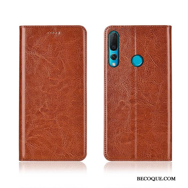 Huawei P30 Lite Coque Modèle Fleurie Fluide Doux Bleu Clamshell Incassable Tout Compris