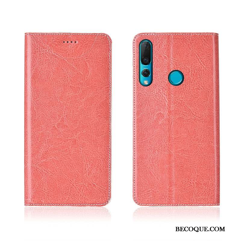 Huawei P30 Lite Coque Modèle Fleurie Fluide Doux Bleu Clamshell Incassable Tout Compris