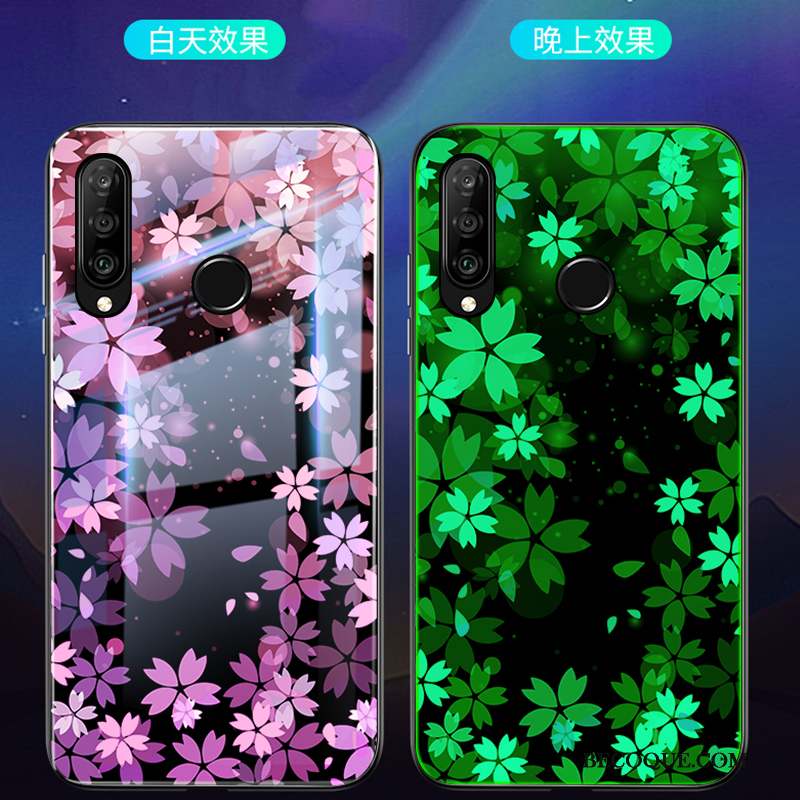 Huawei P30 Lite Coque Protection Lumineuses Incassable Personnalité Mode Étui