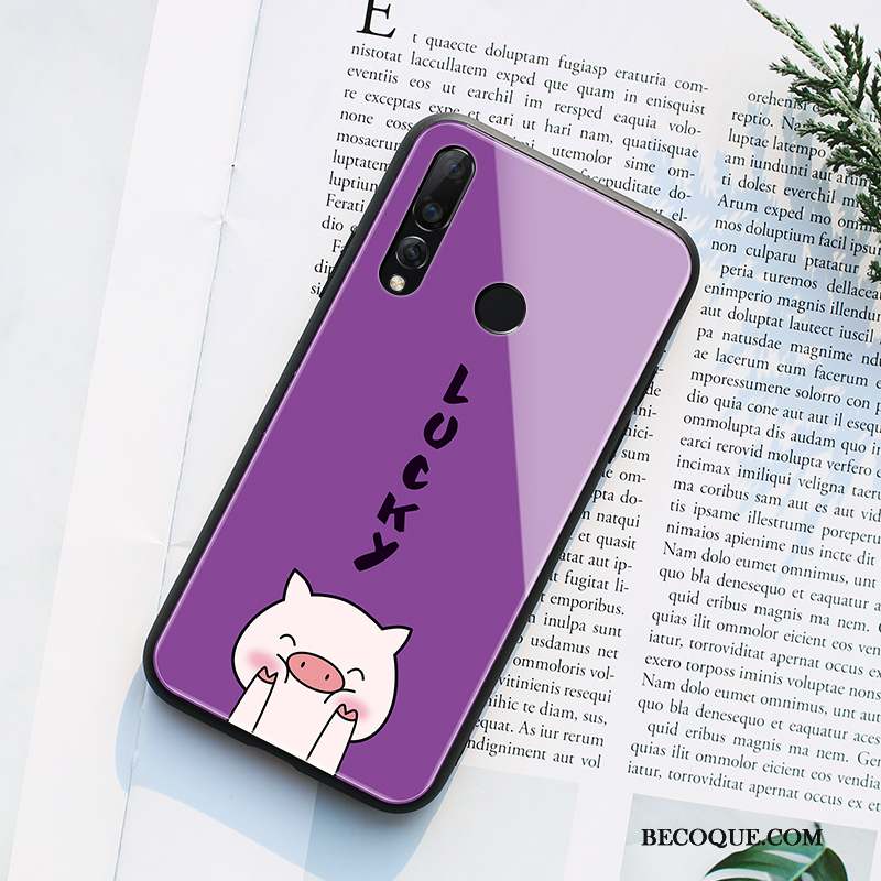 Huawei P30 Lite Coque Rouge Dessin Animé Protection Incassable Charmant Petit