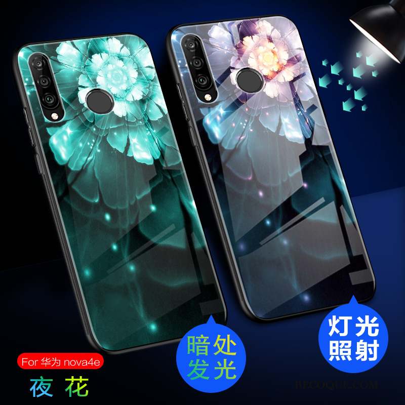 Huawei P30 Lite Coque Tout Compris Charmant Incassable Délavé En Daim Lumineuses Étui