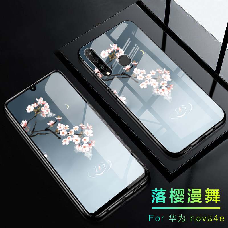 Huawei P30 Lite Coque Tout Compris Charmant Incassable Délavé En Daim Lumineuses Étui