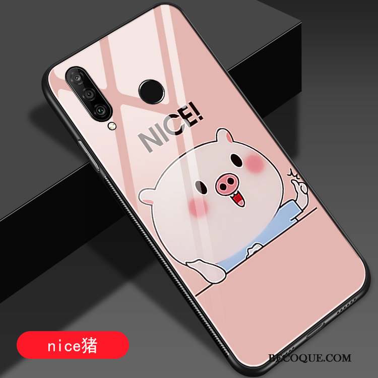 Huawei P30 Lite Dessin Animé Tout Compris Net Rouge Coque De Téléphone Charmant Étui