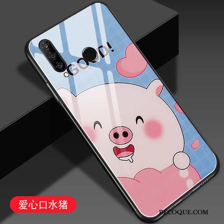 Huawei P30 Lite Dessin Animé Tout Compris Net Rouge Coque De Téléphone Charmant Étui