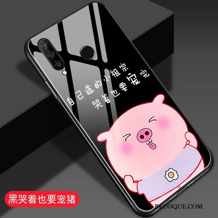 Huawei P30 Lite Dessin Animé Tout Compris Net Rouge Coque De Téléphone Charmant Étui