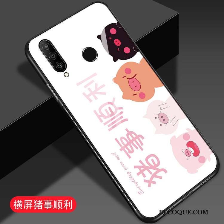 Huawei P30 Lite Dessin Animé Tout Compris Net Rouge Coque De Téléphone Charmant Étui